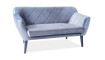 Sofa KARO 2 VELVET BLUVEL 14 grey/wenge | 100% laatu Sofa KARO 2 VELVET BLUVEL 14 grey/wenge | Sohvat | ZIPhome.ee kuva 1