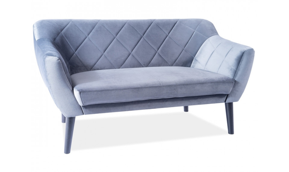 Sofa KARO 2 VELVET BLUVEL 14 grey/wenge | Sohvat | ZIPhome.ee kuva 1