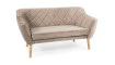 Sofa KARO 2 VELVET BLUVEL 40 dark beige/beech | 100% laatu Sofa KARO 2 VELVET BLUVEL 40 dark beige/beech | Sohvat | ZIPhome.ee kuva 1