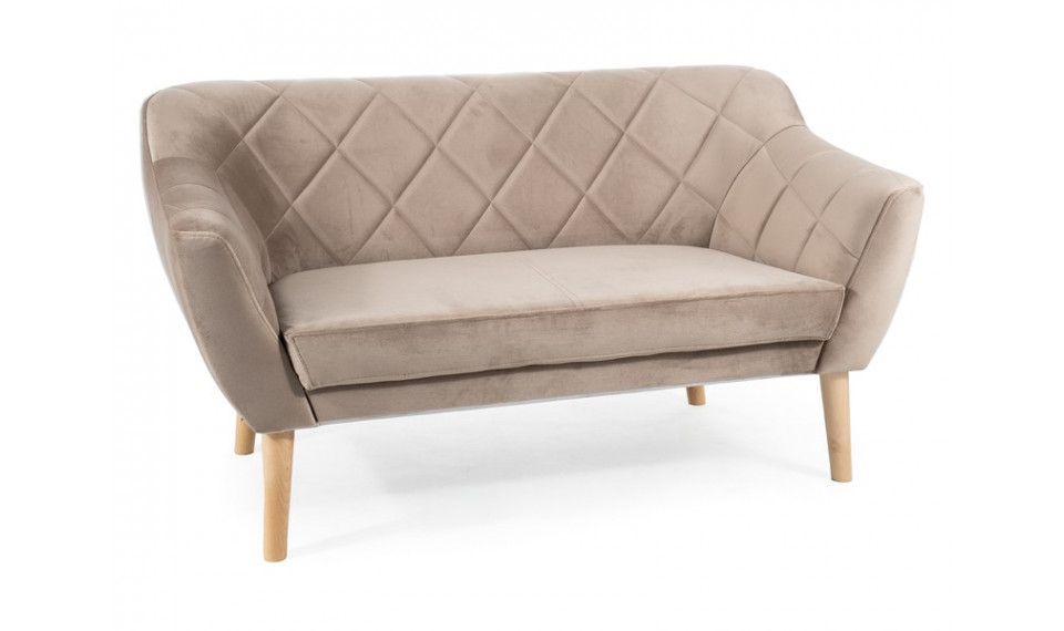 Sofa KARO 2 VELVET BLUVEL 40 dark beige/beech | Sohvat | ZIPhome.ee kuva 1