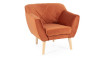 Armchair KARO 1 VELVET BLUVEL 4215 cinnamon/beech | 100% laatu Armchair KARO 1 VELVET BLUVEL 4215 cinnamon/beech | Soft furniture | ZIPhome.ee kuva 1