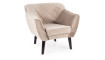 Armchair KARO 1 VELVET BLUVEL 40 dark beige/wenge | 100% laatu Armchair KARO 1 VELVET BLUVEL 40 dark beige/wenge | Soft furniture | ZIPhome.ee kuva 1
