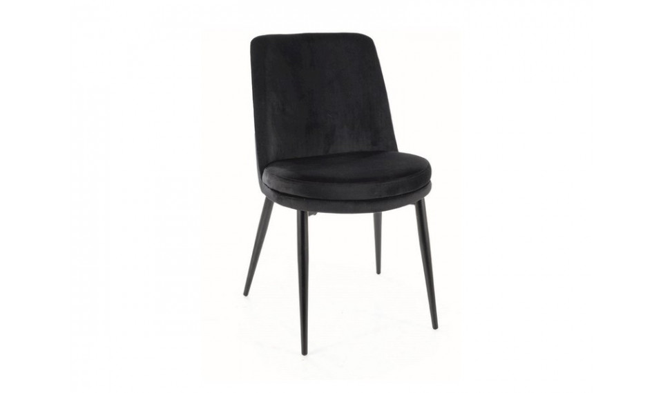 KAYLA Chair VELVET Bluvel 19 black | Chairs | ZIPhome.ee image 1