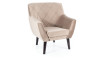 Armchair KIER 1 VELVET BLUVEL 40 dark beige/wenge | 100% laatu Armchair KIER 1 VELVET BLUVEL 40 dark beige/wenge | Soft furniture | ZIPhome.ee kuva 1