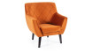 Armchair KIER 1 VELVET BLUVEL 4215 cinnamon/wenge | 100% laatu Armchair KIER 1 VELVET BLUVEL 4215 cinnamon/wenge | Soft furniture | ZIPhome.ee kuva 1