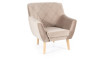 Armchair KIER 1 VELVET BLUVEL 40 dark beige/beech | 100% laatu Armchair KIER 1 VELVET BLUVEL 40 dark beige/beech | Soft furniture | ZIPhome.ee kuva 1