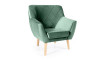 Armchair KIER 1 VELVET BLUVEL 78 green/beech | 100% laatu Armchair KIER 1 VELVET BLUVEL 78 green/beech | Soft furniture | ZIPhome.ee kuva 1