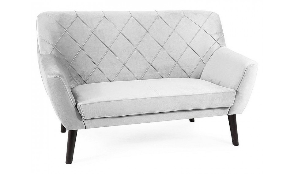 Sofa KIER 2 VELVET BLUVEL 03 light gray/wenge | Sofas | ZIPhome.ee image 1