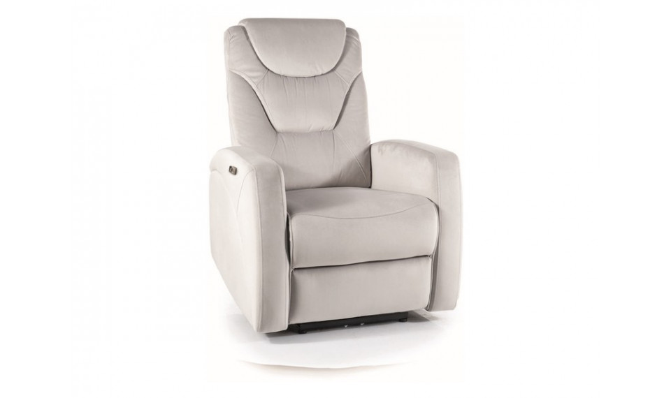 KRONOS Recliner VELVET Bluvel 03 light gray | Armchairs | ZIPhome.ee image 1