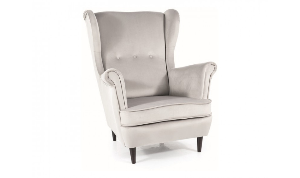 Armchair LORD VELVET BLUVEL 03 light gray | Soft furniture | ZIPhome.ee kuva 1