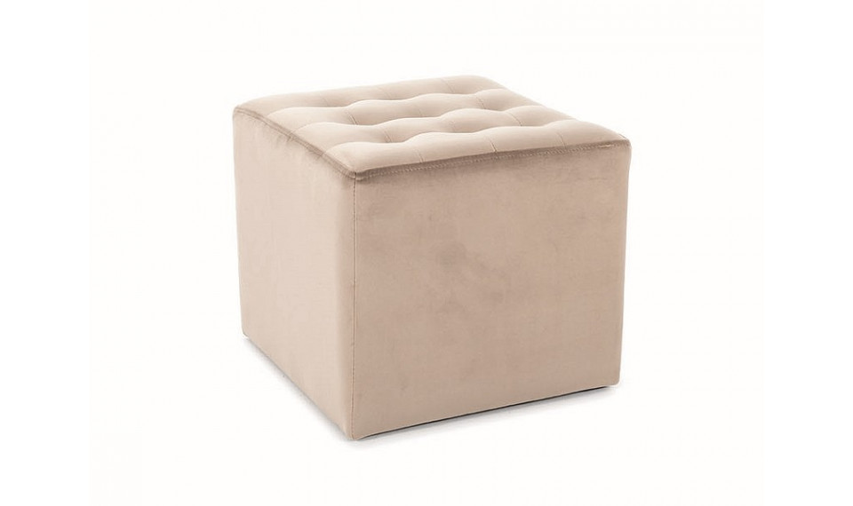 Footstool LORI VELVET BLUVEL 40 dark beige | Footstools | ZIPhome.ee image 1