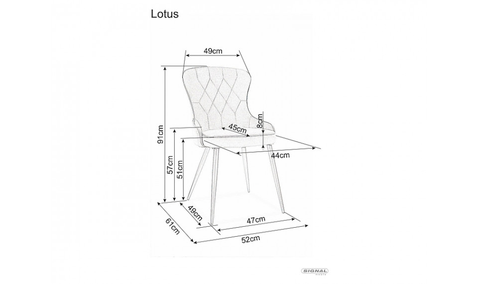 LOTUS Chair VELVET BLUVEL 19 black | Chairs | ZIPhome.ee image 2