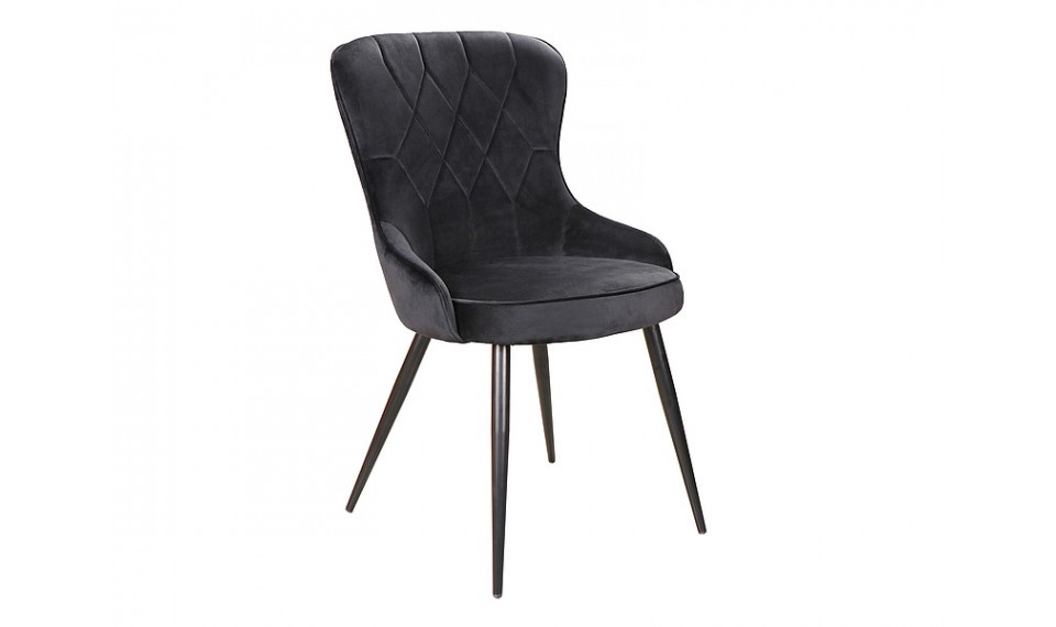 LOTUS Chair VELVET BLUVEL 19 black | Chairs | ZIPhome.ee image 1