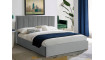 Bed MARANI II 140x200 Velvet Bluvel 03 light gray | 100% laatu Bed MARANI II 140x200 Velvet Bluvel 03 light gray | Sängyt ja runkosängyt | ZIPhome.ee kuva 1