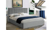 Bed MARANI II 140x200 Velvet Bluvel 03 light gray | 100% laatu Bed MARANI II 140x200 Velvet Bluvel 03 light gray | Sängyt ja runkosängyt | ZIPhome.ee kuva 2