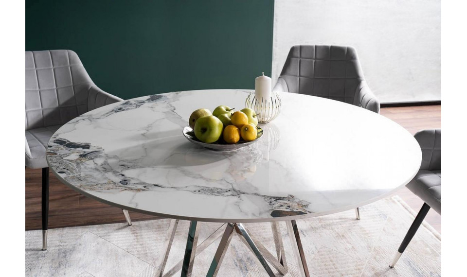 MURANO Dining table white / chrome | Pöydät | ZIPhome.ee kuva 4