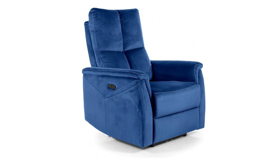 Armchair NEPTUN VELVET BLUVEL 86 navy blue | Soft furniture | ZIPhome.ee kuva 1