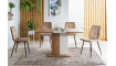 NEXT 110-145 Extendable Dining table White/Oak wotan | Pöydät | ZIPhome.ee kuva 1