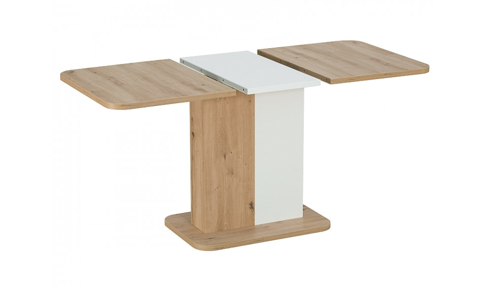 NEXT 110-145 Extendable Dining table White/Oak wotan | Pöydät | ZIPhome.ee kuva 4