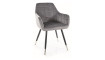 NUXE Chair VELVET Bluvel 14 gray | 100% Quality NUXE Chair VELVET Bluvel 14 gray | Chairs | ZIPhome.ee image 1