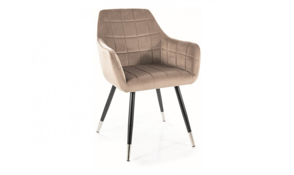 NUXE Chair VELVET Bluvel 40 dark beige | Chairs | ZIPhome.ee image 1