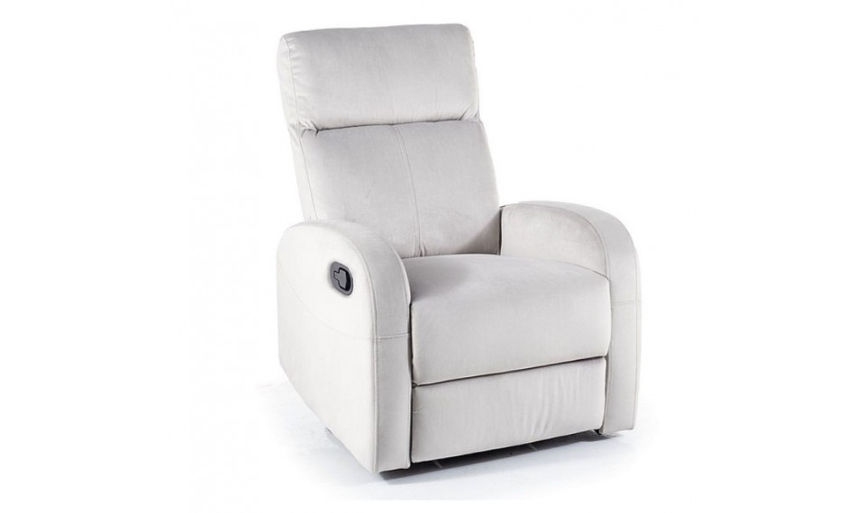 Armchair OLIMP VELVET BLUVEL 03 light gray | Soft furniture | ZIPhome.ee kuva 1