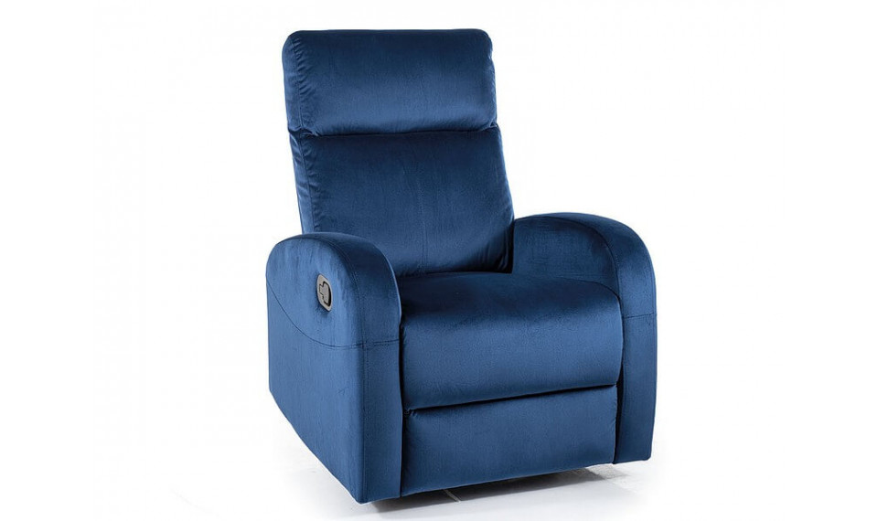 Armchair OLIMP VELVET BLUVEL 86 navy blue | Soft furniture | ZIPhome.ee kuva 1