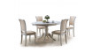 OLIVIA Extendable 106-141 Dining table, ecru | 100% laatu OLIVIA Extendable 106-141 Dining table, ecru | Pöydät | ZIPhome.ee kuva 1