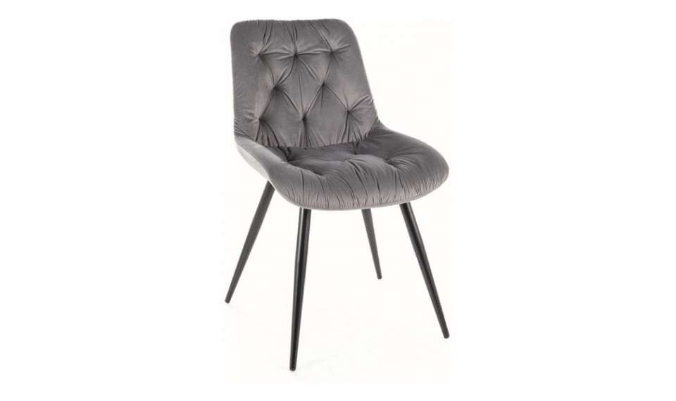 PRAGA Chair VELVET Bluvel 14 gray | Chairs | ZIPhome.ee image 1