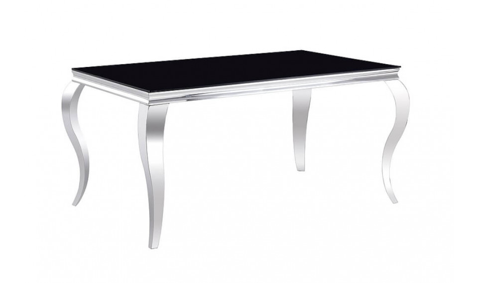 PRINCE 180x90 dining table, black / chrome | Tables | ZIPhome.ee image 2