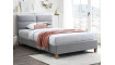 Bed SIERRA 160x200 VELVET Bluvel 03 light gray | 100% качество Bed SIERRA 160x200 VELVET Bluvel 03 light gray | Спальня | ZIPhome.ee изображение 1