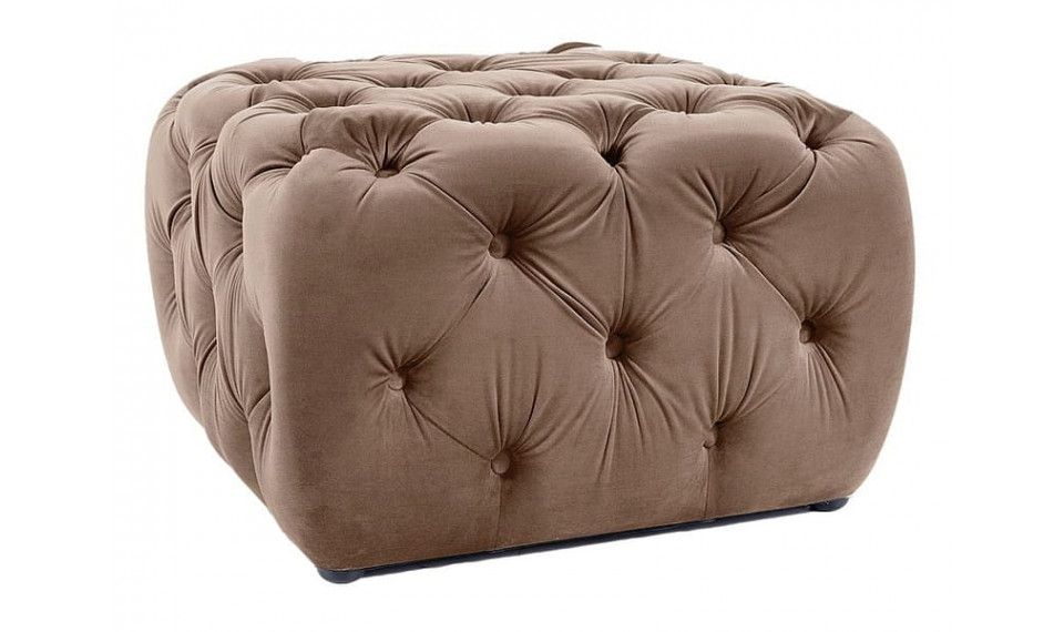 Пуф SOPHIA Velvet Bluvel 40 темно-бежевый | Мягкая мебель | ZIPhome.ee изображение 1