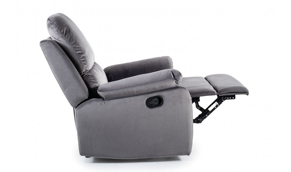 SPENCER 1 Recliner VELVET Bluvel 14 gray | Armchairs | ZIPhome.ee image 3