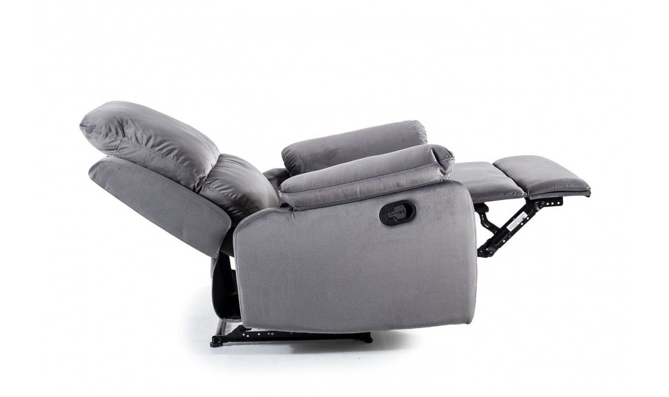 SPENCER 1 Recliner VELVET Bluvel 14 gray | Armchairs | ZIPhome.ee image 1
