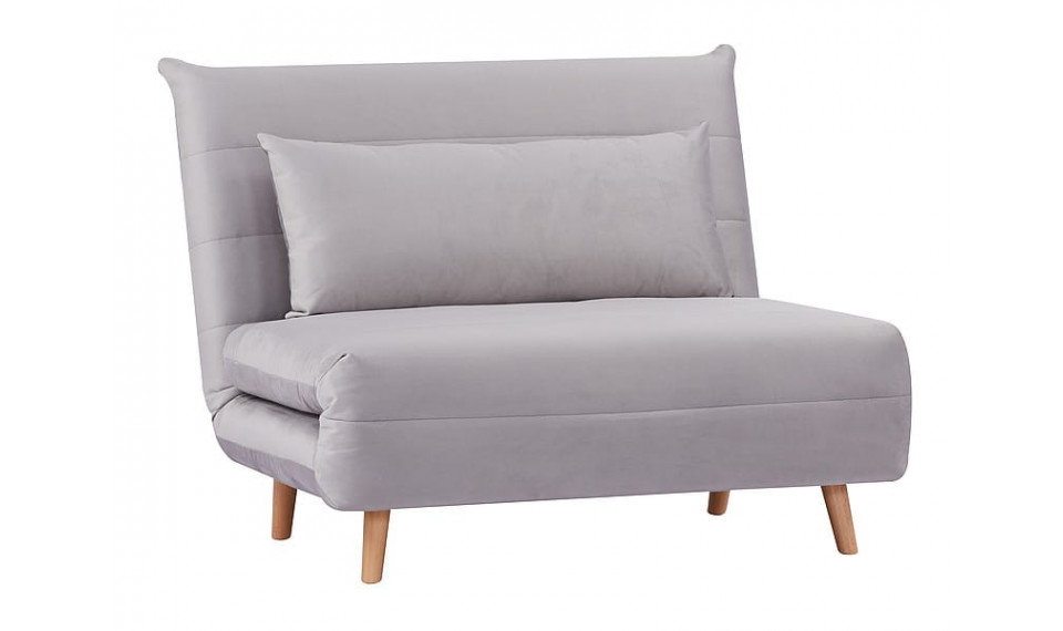 Armchair-bed SPIKE VELVET TAP 197 light gray | Soft furniture | ZIPhome.ee kuva 1