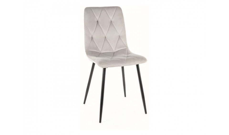 TOM Chair VELVET Bluvel 03 light gray | Chairs and swivel chairs | ZIPhome.ee image 1