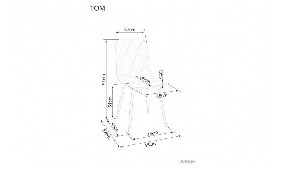 TOM Chair VELVET Bluvel 40 dark beige | Chairs | ZIPhome.ee image 2