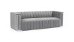 VOGUE 3 Sofa VELVET Tap.203 gray/silver | 100% Quality VOGUE 3 Sofa VELVET Tap.203 gray/silver | Sofas | ZIPhome.ee image 1