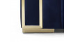 VOGUE 3 Sofa VELVET Tap.202 navy blue/gold | 100% Quality VOGUE 3 Sofa VELVET Tap.202 navy blue/gold | Sofas | ZIPhome.ee image 2