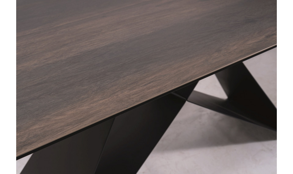 WESTIN Extendable 160-240 Dining table, wood effect / black mat | Pöydät | ZIPhome.ee kuva 5