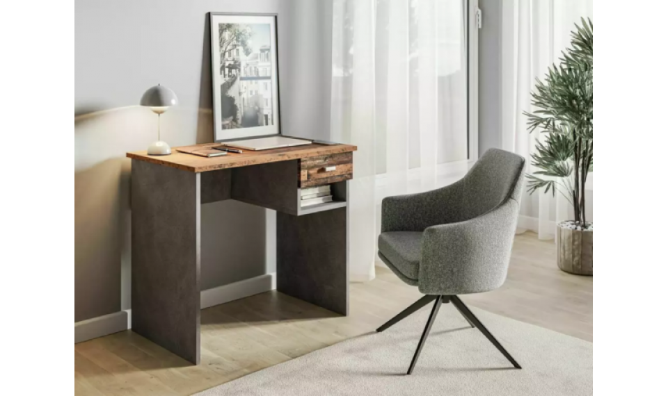 Desk B-011 dark grey/old wood | Office | ZIPhome.ee image 2