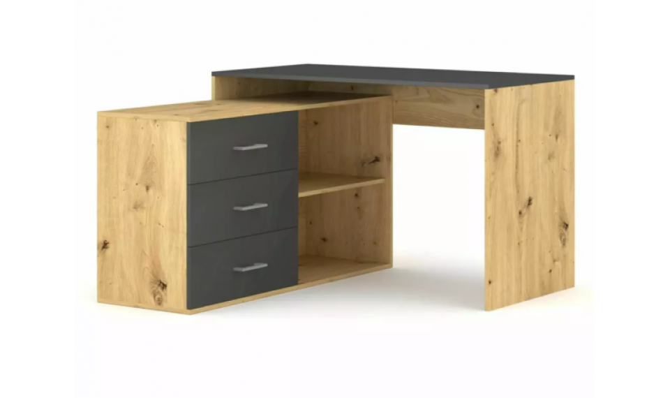 Desk B-013 oak/anthracite | Desks | ZIPhome.ee image 3