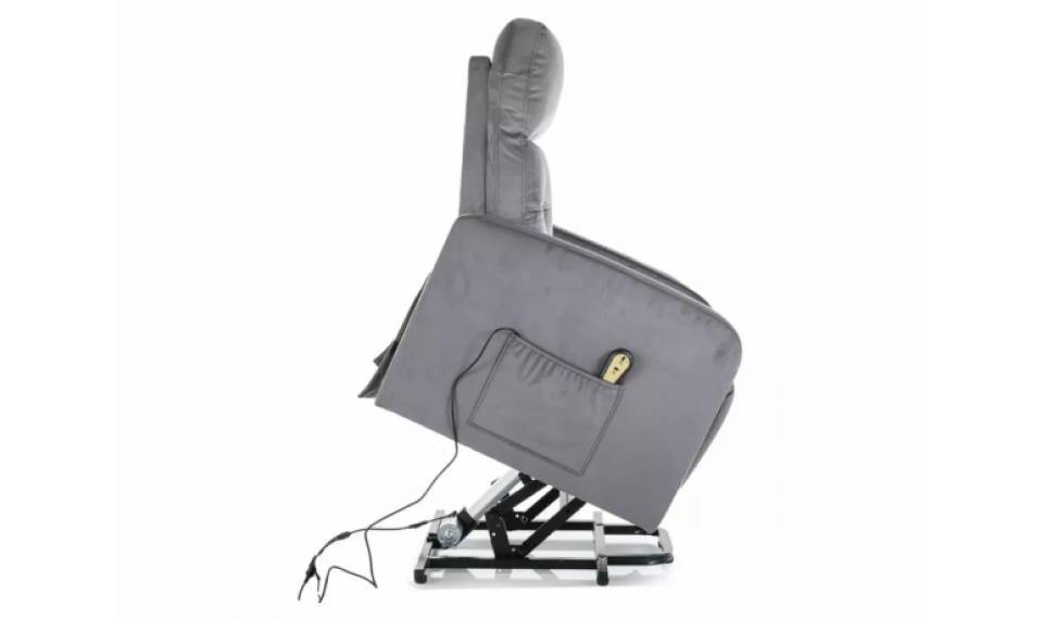 Otus II Velvet reclining armchair grey | Armchairs | ZIPhome.ee image 2