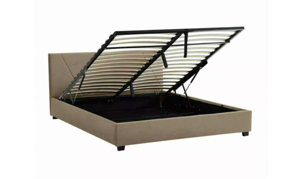 Columbia Velvet voodi 140x200 beež | Magamistuba | ZIPhome.ee kuva 2