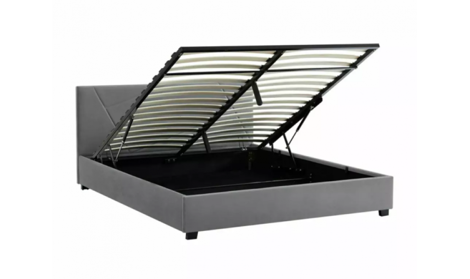 Columbia Velvet voodi 140x200 hall | Voodid ja kušetid | ZIPhome.ee изображение 2