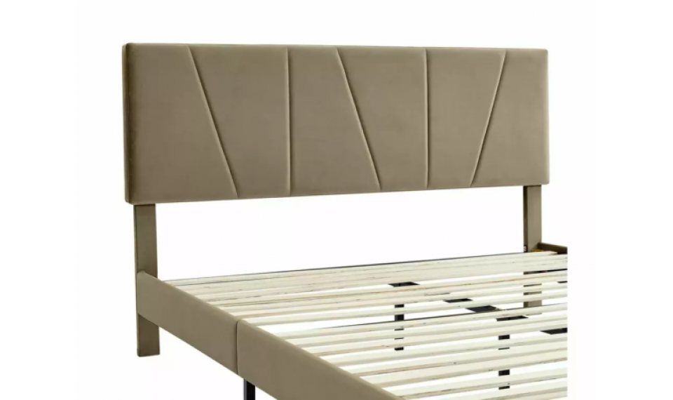 Savana Velvet voodi 120x200 beež | Voodid | ZIPhome.ee изображение 2