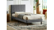 Кровать Savana Velvet 90x200 серая | Кровати и кушетки | ZIPhome.ee изображение 1