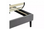 Кровать Savana Velvet 90x200 серая | Кровати и кушетки | ZIPhome.ee изображение 3