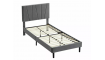 Кровать Savana Velvet 90x200 серая | Кровати и кушетки | ZIPhome.ee изображение 4