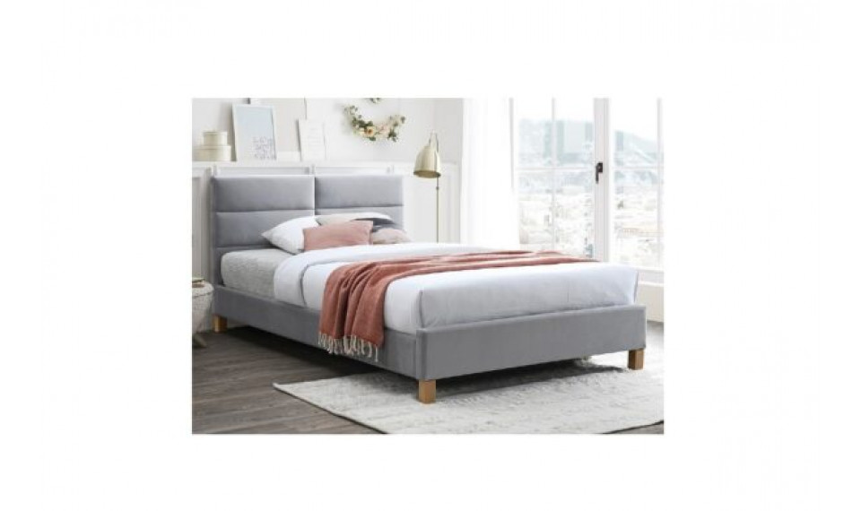 Sierra Velvet bed 90 gray | Beds | ZIPhome.ee image 1